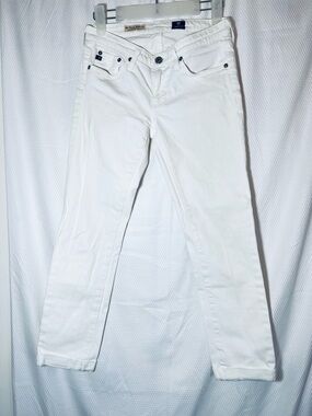 Ag Adriano Goldschmied White Skinny Jeans